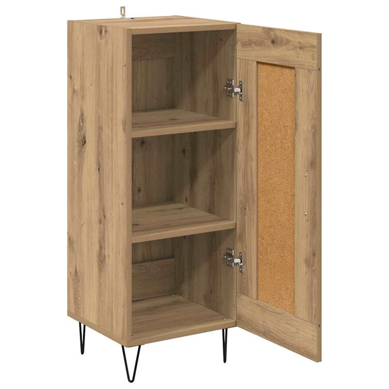 34.5cm Sideboard, Artisan Oak