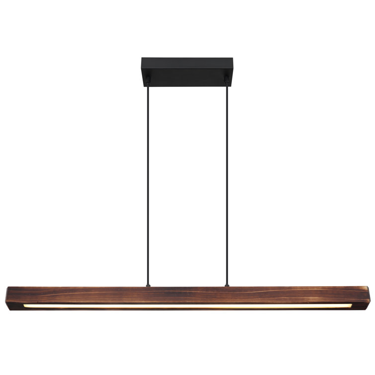 1 - Light Matte Black LED Pendant
