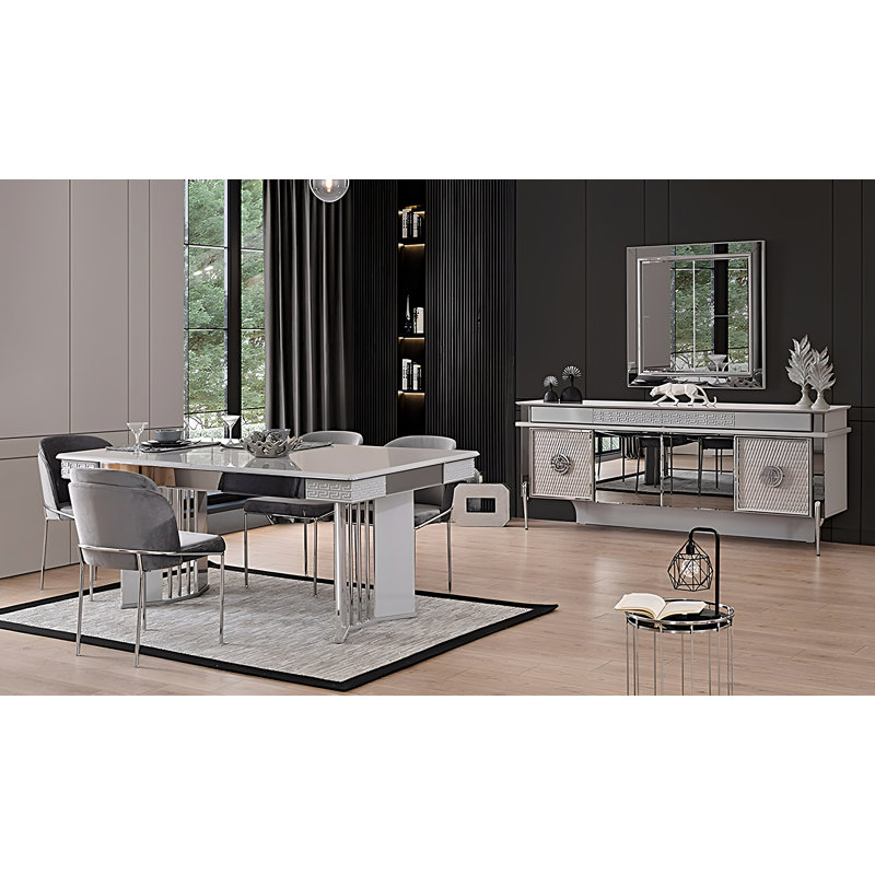 Ensemble de table de salle à manger de luxe 6 personnes Frago