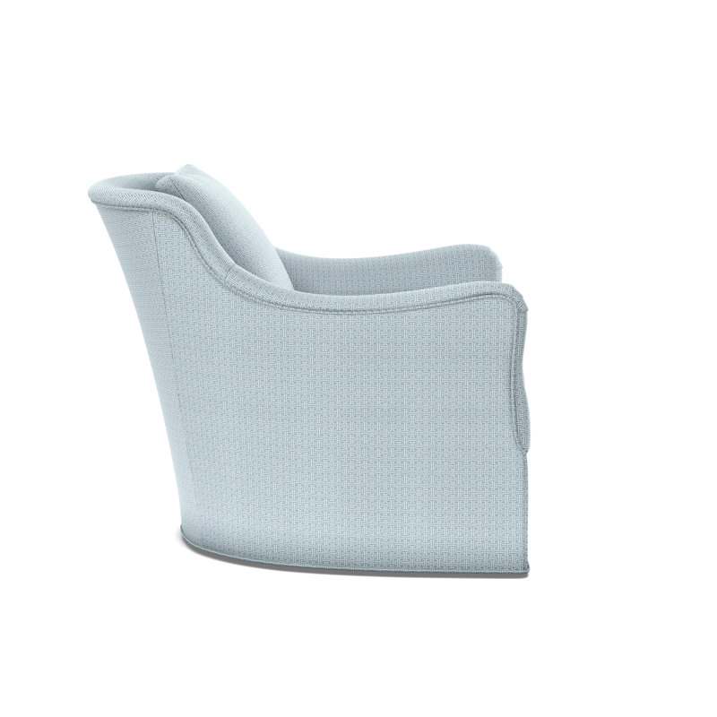 Arcadia English Arm Swivel Chair, Chadwyn Mist
