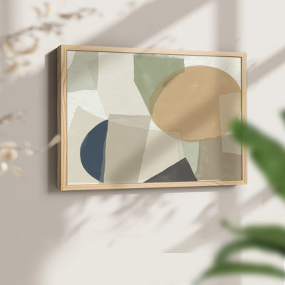 Collage Rhythm II - reproduction encadrée - réarmable