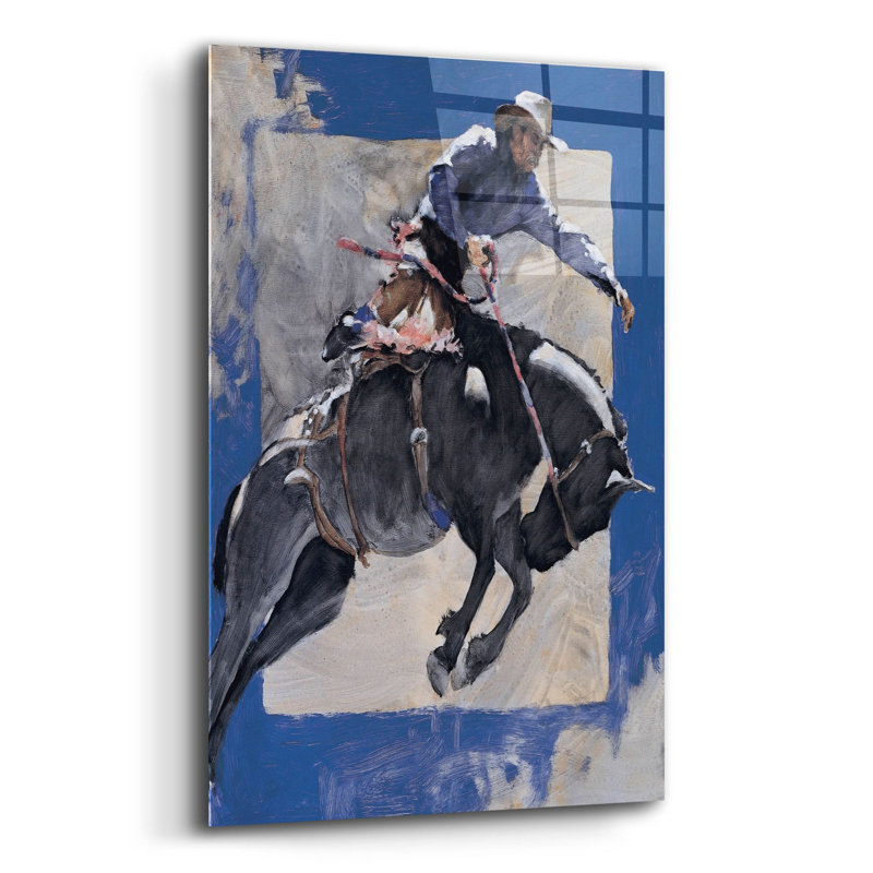 Kensaku Countdown in Blue par J.E. Knauf - impression sans cadre, H 16 po x l 12 po x P 0,13 po