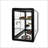 Tempered Glass Counter Top Display Showcase With Sliding Glass Door And Lock