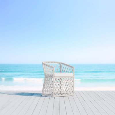 Amelia Patio Dining Armchair with Cushion