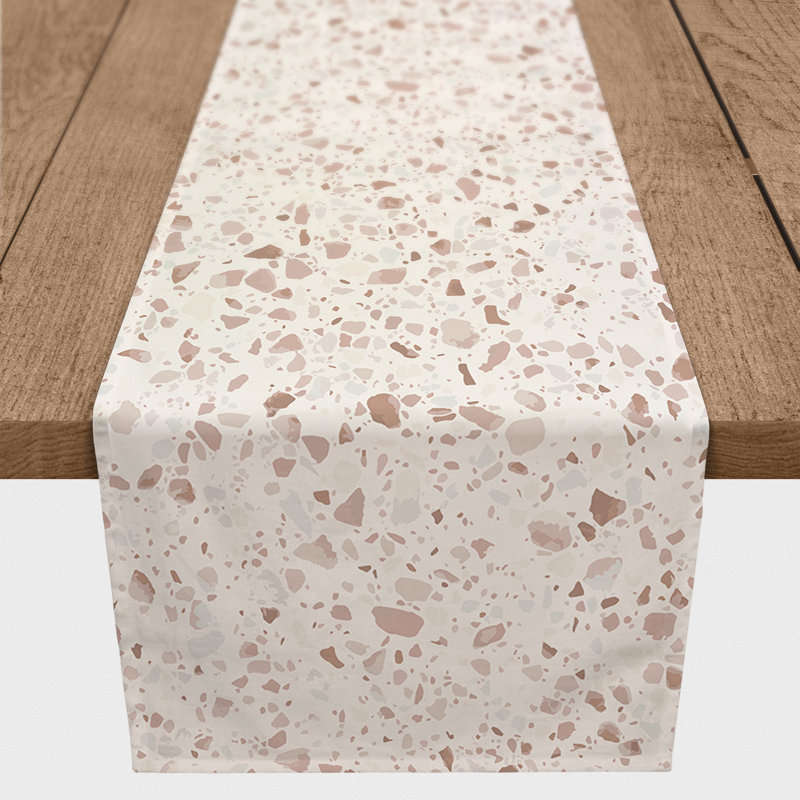 Blush Terrazzo 4 Table Runner, Blush
