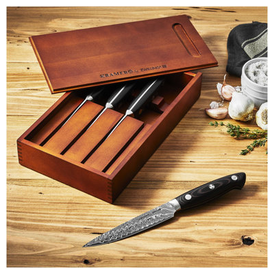 KRAMER by ZWILLING EUROLINE Damascus Collection 4-Piece Steak Set