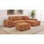 Canapé modulaire rembourré Octavia Orange-122873893