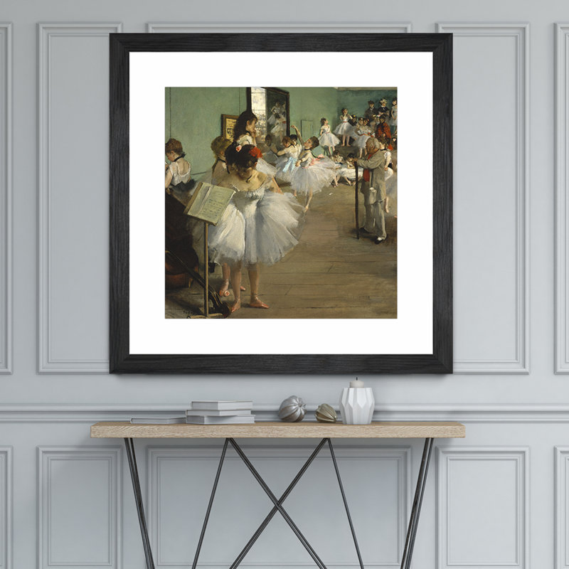 « the danse class » par edgar degas-cadre photo imprimé sur papier