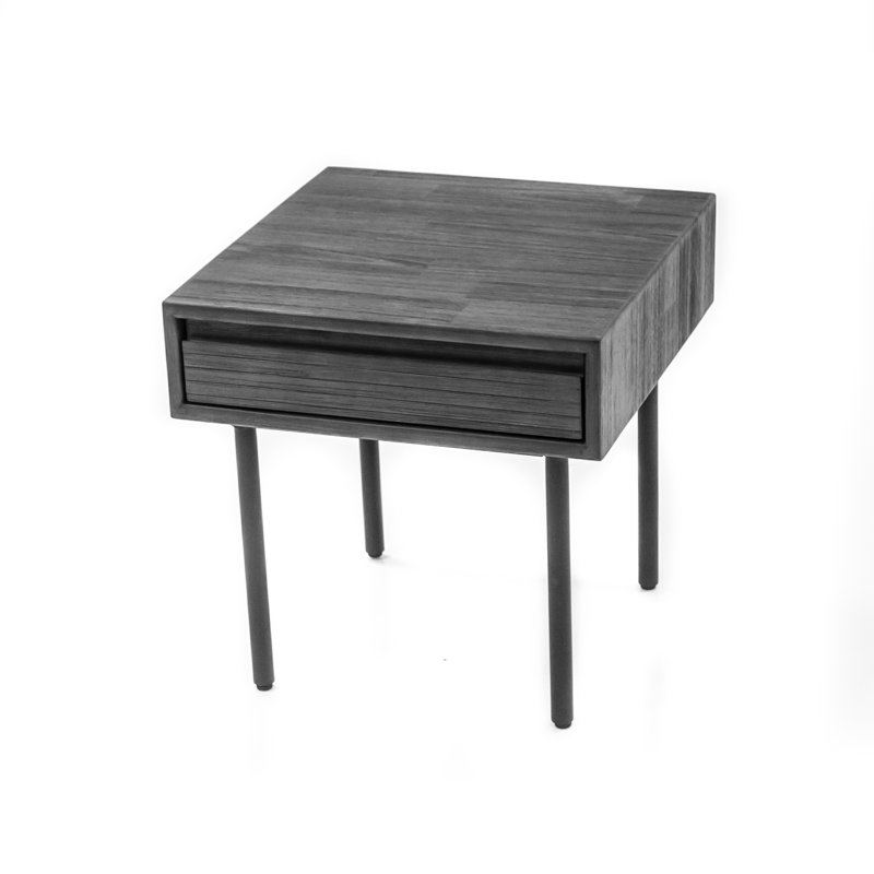 Barcus Solid Wood End Table
