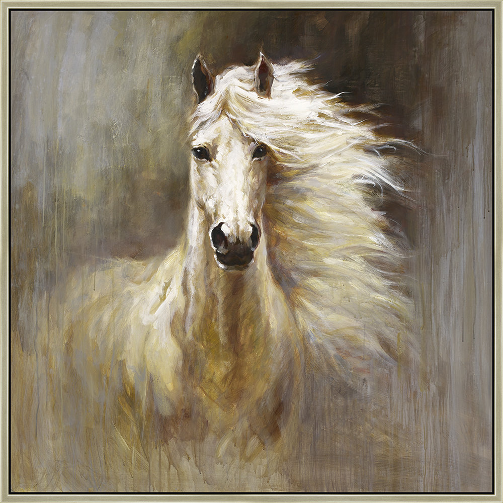 Bold Beauty - Floater Frame Painting Print on Canvas Barrington Fine Art Frame 