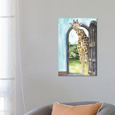 Knock Knock by George Dyachenko - Wrapped Canvas Painting