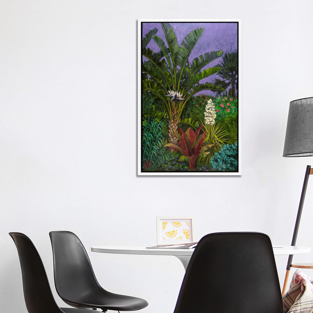 Botanische Gärten bei Nacht von Katia Bellini - Galerie-verpackte Leinwand Giclée auf Leinwand