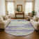 Premium Machine Washable Slesnick AMF1665 Stripes Rug