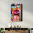 Elegant Tempered Glass Wall Art Painting, 18.1 x 28.3 inches | 100% Tempered Glass, Thickness: 0.16 inches | UV Printed for Vibrant Colors & Durability | Perfect for Home Decor & Modern Aesthetics-550819059
