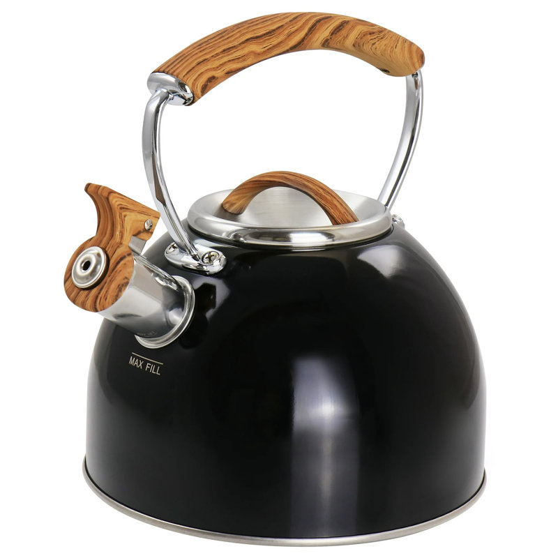 ORIXFORCE Stove Kettle 2 Quarts Stainless Steel Whistling Stovetop Tea Kettle