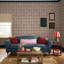 Joules Garden Floral Grid Wallpaper-127420894