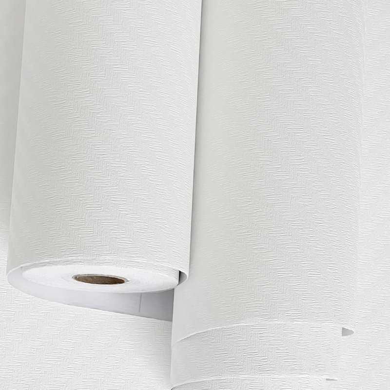 Papier peint en tissu avec papier de contact texturé (24 po x 393 po)