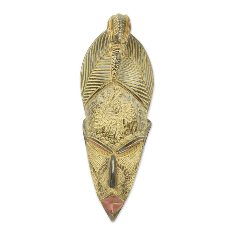 Décoration murale sculpted africain masked artisan Eshaan