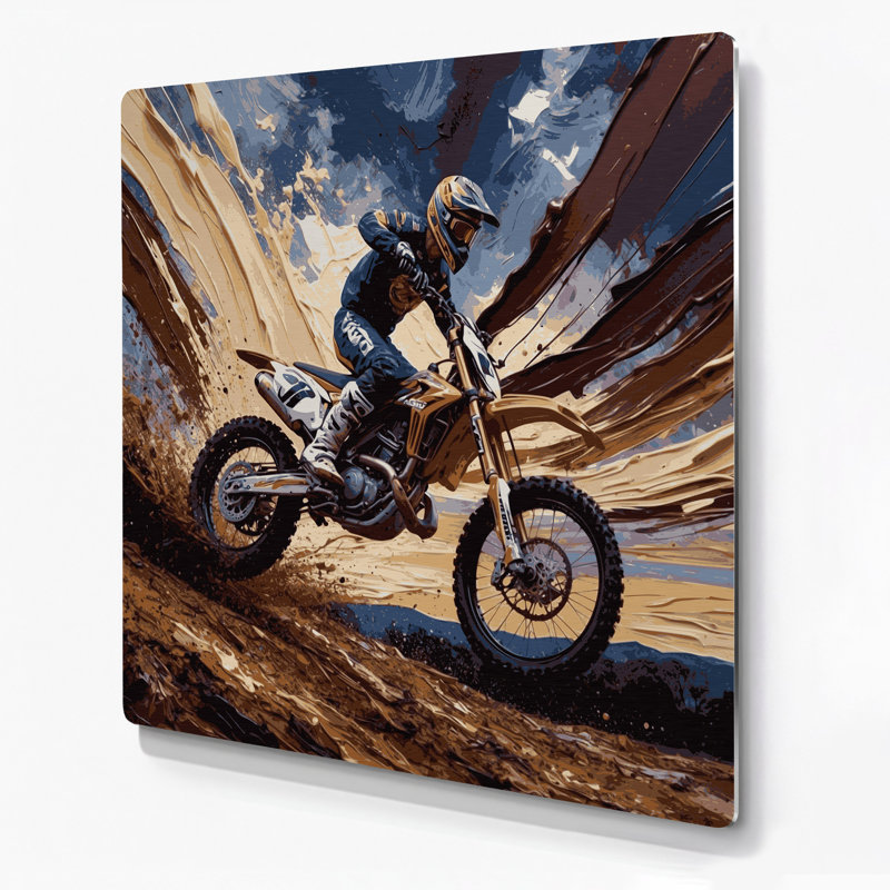 Art mural en métal Sports, H 12 po x l 12 po