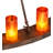 72" Wide Loxley 36 Two Tier Chandelier