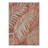 Veranda Tropical Machine Washable Red / Beige Indoor Area Rug with Non-Slip Backing-128992343