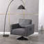 Fauteuil club pivotant 30,5 pouces Deysia-87386620