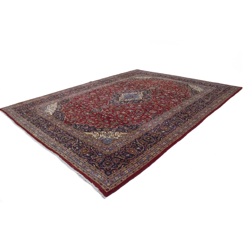Tapis oriental rouge unique 10X13 Romao