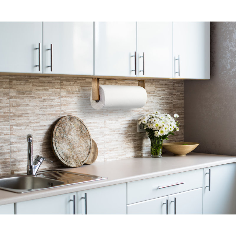 Wood Paper Towel Holder