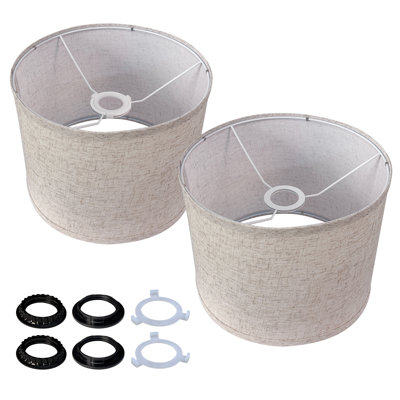 HonoDing Linen Drum Lamp Shade,11''X 8.85''