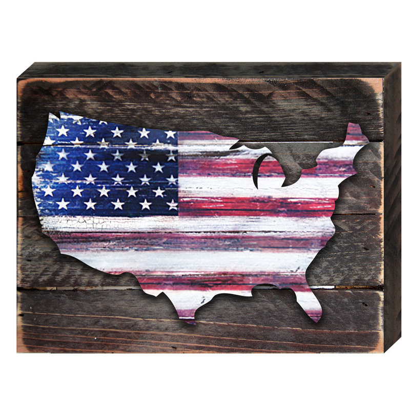 Americana Handmade Plants & Flowers Wall Decor, 12" H x 18" W x 2" D