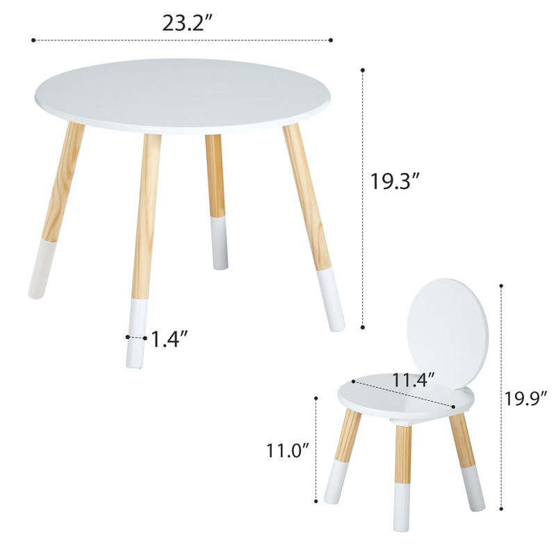 Round Table Portable Plastic Dining Card Table And Chair Set