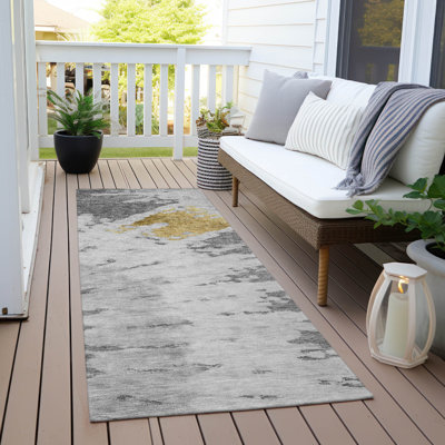 Tapis intérieur / extérieur Melania avec envers antidérapant