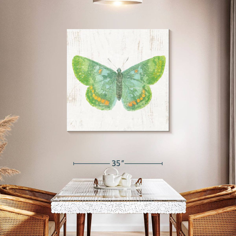 Crowle Barn Butterflies II, H 39 po x l 39 po