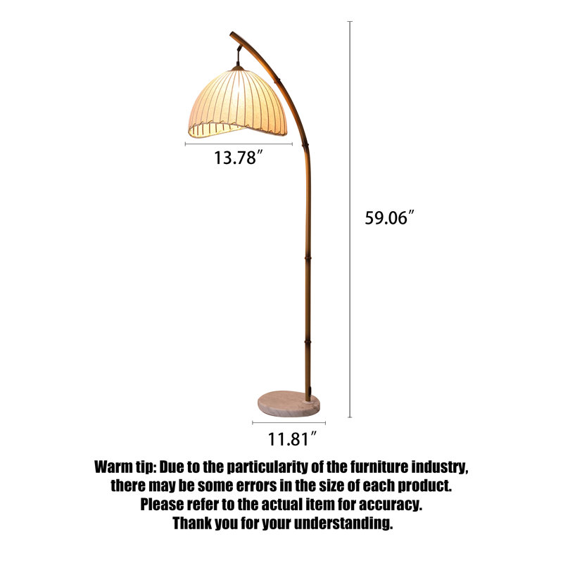 59.06" Arched / Arc Floor Lamp