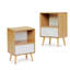 Ensemble de 2 tables de chevet Mid-Century