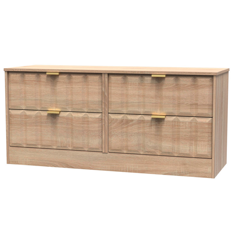 115cm W 4 - Drawer Chest of Drawers, Bardolino Oak