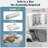Boneless 107" Cloud Sectional Couch with U-Shaped Chaise,Corduroy Viral Boneless Sofa with Ottoman,Memory Foam Couches in a Box with Deep Seat for Living Room,No Assembly Required-1452125711-1452125710