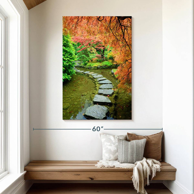 Alvord Autumn At Butchart Gardens, H 48 po x l 32 po