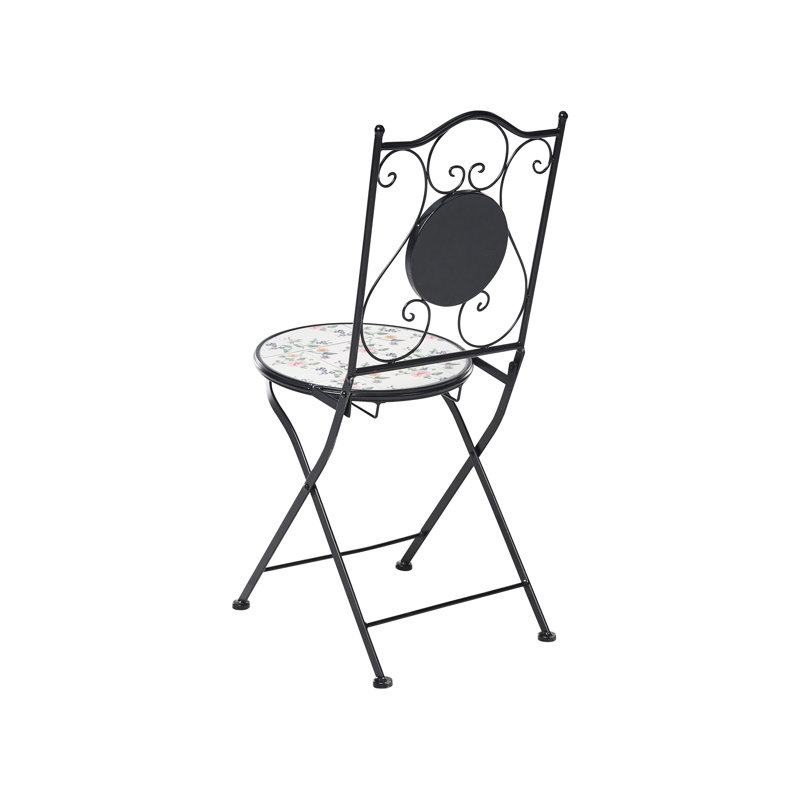 Bistro Set COLLIO Metal Black