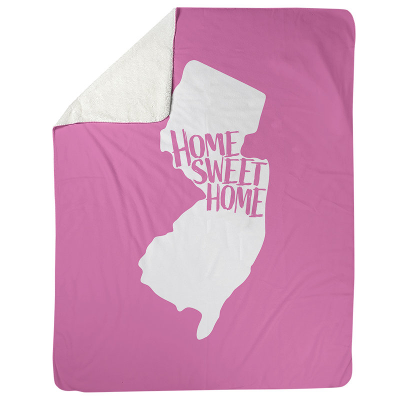 Jeté polaire new jersey the home, l 52,5 po x L 62,5 po, Rose