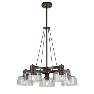 Audriona 5 - Light Dimmable Tiered Chandelier