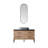 Nisbet 48 " W Freestanding Standard Free Standing 1 Single Vanity Bathroom Vanity With Stone Top with Mirror