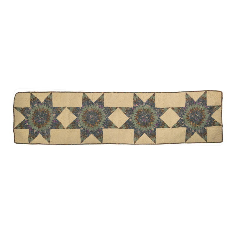 Forest Star Cotton Geometric Tailored Window Valance