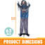 70" Halloween Decorations Standing Zombie Animatronics