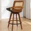 Swivel Upholstered Counter Stool-86855016