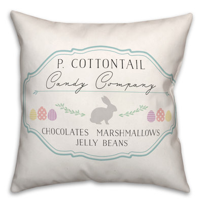 Housse et insert de coussin décoratif intérieur / extérieur en mélange de polyester / polyester Ivelyn