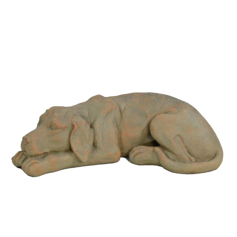 Animals Weather Resistant Plastic Garden Statue, Sienna Sand