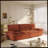 94.5" King Size Pull Out Sofa Bed,3-In-1 Convertible Sleeper Sofa,Multi-Functional Corduroy  Bed,Orange-618539247