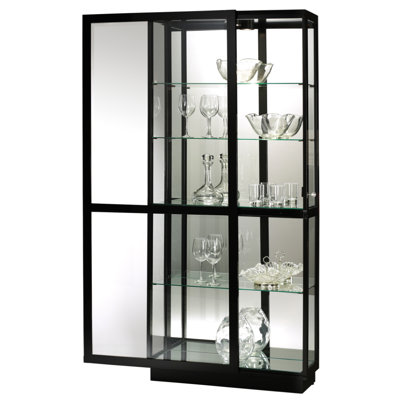 Jayden Lighted Curio Cabinet