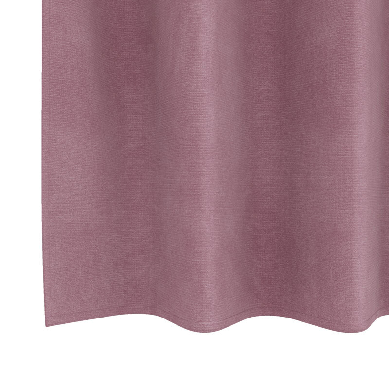 Curtains Polyester Medium Decorative Inlays, 140cm Width x 140cm Drop, Pink